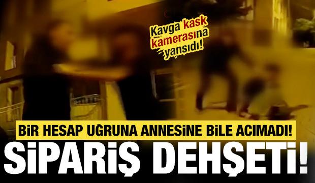 Sıradan bir alışverişte kan aktı!  G&ouml;r&uuml;nt&uuml;ler kan dondurdu...