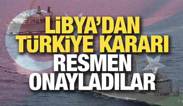Son dakika... Libya, T&uuml;rkiye ile deniz yetki anlaşmasını onayladı