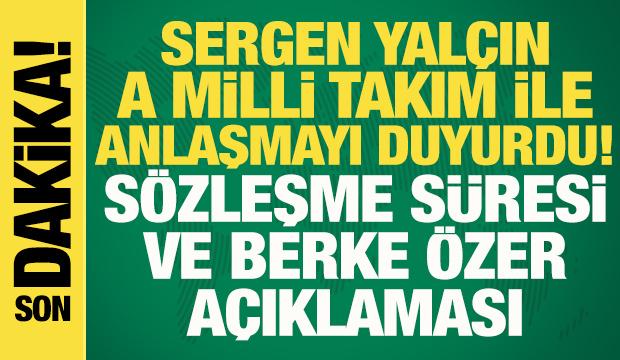 Son dakika: Sergen Yal&ccedil;ın'dan A Milli Takım i&ccedil;in ilk a&ccedil;ıklama geldi: Hayırlı olsun!