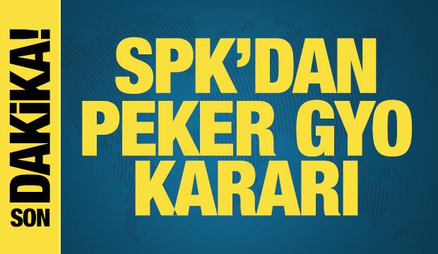 SPK'dan Peker GYO kararı: Tera'nın oy hakları donduruldu, paylar borsada işlem g&ouml;remeyecek
