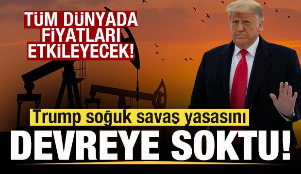 Trump'tan flaş hamle! Soğuk Savaş yasasını devreye aldı! T&uuml;m d&uuml;nyada fiyatları etkileyecek