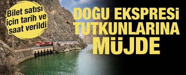 Turistik Doğu Ekspresi&rsquo;nde bilet satışları yarın başlıyor! İlk sefer belli oldu!