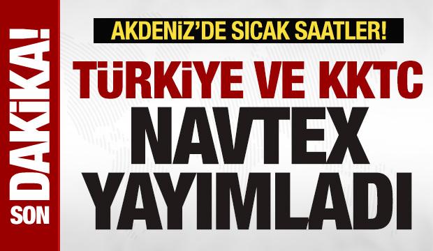 T&uuml;rkiye ve KKTC, Akdeniz'de NAVTEX yayımladı