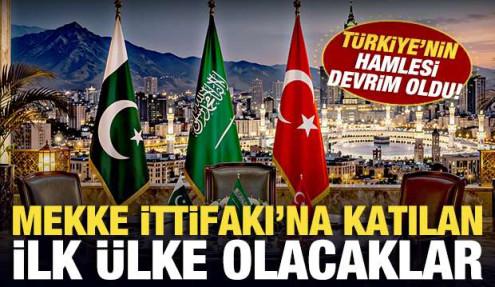 T&uuml;rkiye'nin hamlesi devrim oldu! Kardeş &uuml;lke Mekke İttifakı'na katılan ilk &uuml;lke olacak