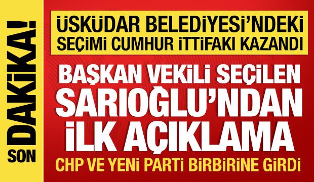 &Uuml;sk&uuml;dar Belediyesi'nde se&ccedil;im sonucu a&ccedil;ıklandı: Başkan Vekili Muhammed Emin Sarıoğlu oldu