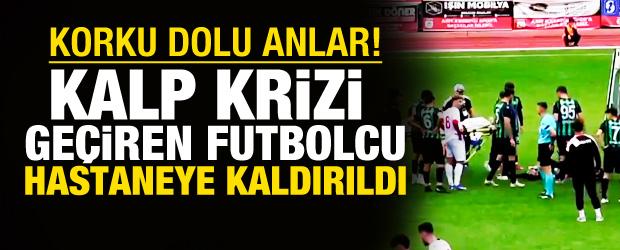 Yeşil sahada korku dolu anlar! Kalp krizi ge&ccedil;iren futbolcu hastaneye kaldırıldı