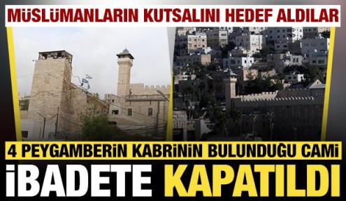 4 peygamberin kabrinin bulunduğu d&uuml;ş&uuml;n&uuml;len cami ibadete kapatıldı: Tepkiler &ccedil;ığ gibi