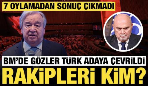 7 oylamadan sonu&ccedil; &ccedil;ıkmadı, BM'de g&ouml;zler T&uuml;rk adaya &ccedil;evrildi: Rakipleri kim?