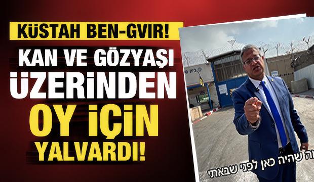 Yine şaşırtmadı kan ve g&ouml;zyaşı &uuml;zerinden oy i&ccedil;in yalvardı
