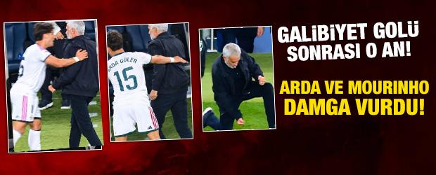 Arda G&uuml;ler'in Mourinho'nun gol sevinci geceye damga vurdu