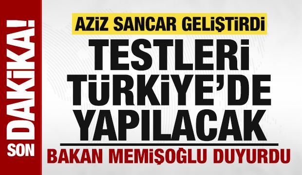 Bakan Memişoğlu: Aziz Sancar'ın beyin t&uuml;m&ouml;r&uuml; ilacının testleri T&uuml;rkiye'de yapılacak