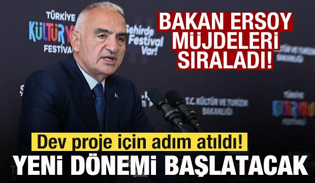 Bakan m&uuml;jdeleri sıraladı! Dev projeler i&ccedil;in adım atıldı! Yeni d&ouml;nemi başlatacak