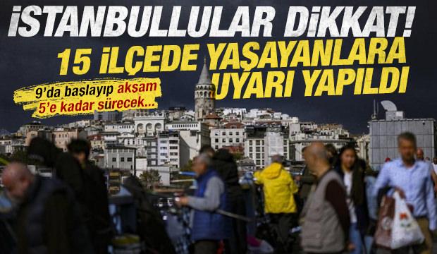 BEDAŞ duyurdu: İstanbul'un 15 il&ccedil;esinde elektrikler kesilecek