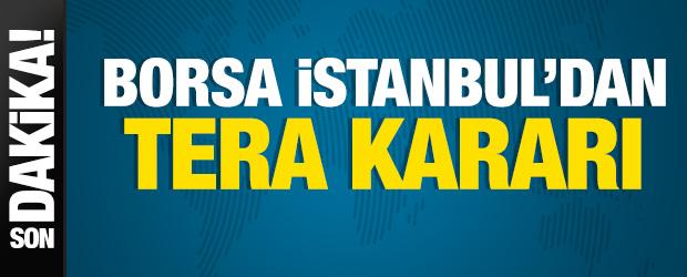 Borsa İstanbul'dan Tera Portf&ouml;y kararı: &Uuml;&ccedil; Tera fonunda işlemleri kapattı