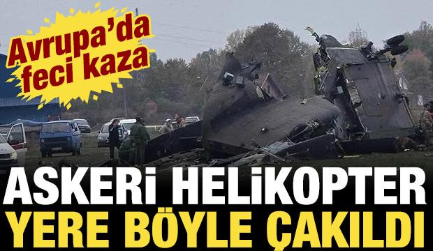 Bosna Hersek&rsquo;te AB barış g&uuml;c&uuml; helikopteri d&uuml;şt&uuml;: 3 &ouml;l&uuml;