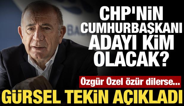 CHP&rsquo;nin cumhurbaşkanı adayı kim olacak? G&uuml;rsel Tekin&rsquo;den dikkat &ccedil;eken a&ccedil;ıklama