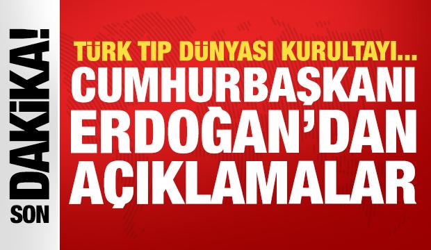 Cumhurbaşkanı Erdoğan, &ouml;d&uuml;l t&ouml;reninde konuşuyor