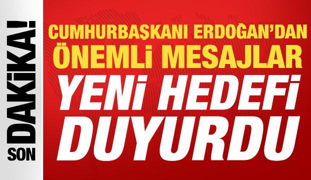Cumhurbaşkanı Erdoğan'dan &ouml;nemli a&ccedil;ıklamalar! Sağlıkta yeni hedefi duyurdu