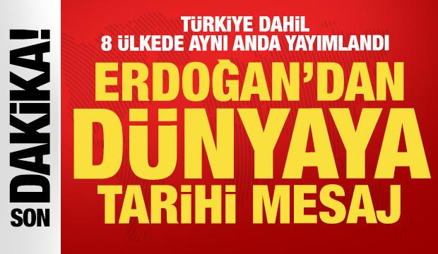 Cumhurbaşkanı Erdoğan'dan T&uuml;rk d&uuml;nyasına tarihi &ccedil;ağrı: 21. y&uuml;zyıl bizim y&uuml;zyılımız olacak