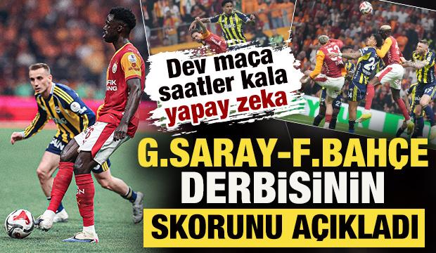 Dev ma&ccedil;a saatler kala yapay zeka, Galatasaray-Fenerbah&ccedil;e ma&ccedil;ının skorunu a&ccedil;ıkladı