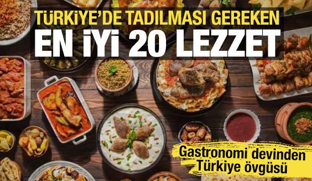 D&uuml;nyaca &uuml;nl&uuml; gastronomi rehberi duyurdu: T&uuml;rkiye&rsquo;de tadılması gereken en iyi 20 lezzet