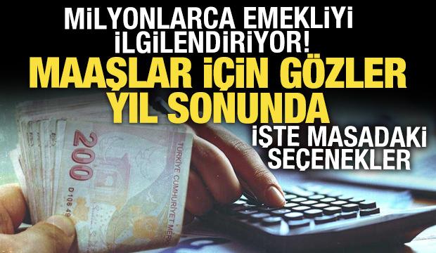  Emekli maaşları i&ccedil;in g&ouml;zler yıl sonunda yapılacak yasal d&uuml;zenlemeye &ccedil;evrildi