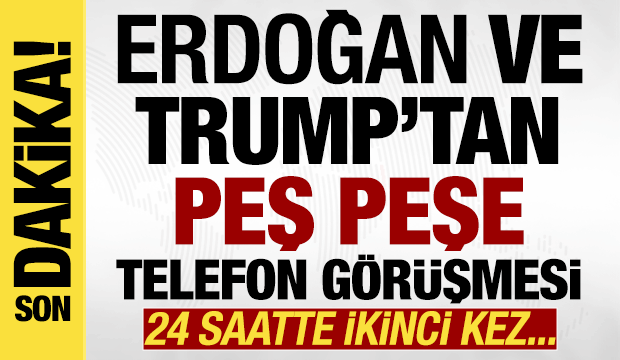 Erdoğan ABD Başkanı Trump ile g&ouml;r&uuml;şt&uuml;!