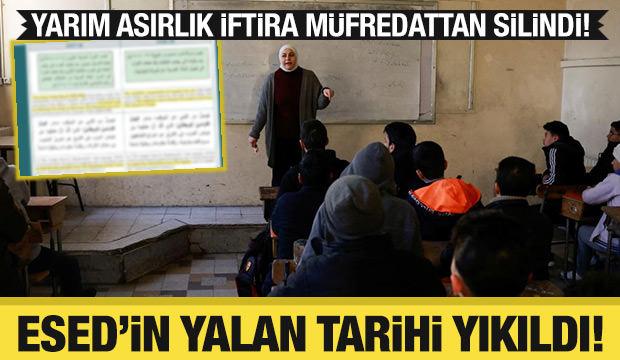  Esed&rsquo;in yalan tarihi yıkıldı: "İşgal" yalanı ders kitaplarından silindi