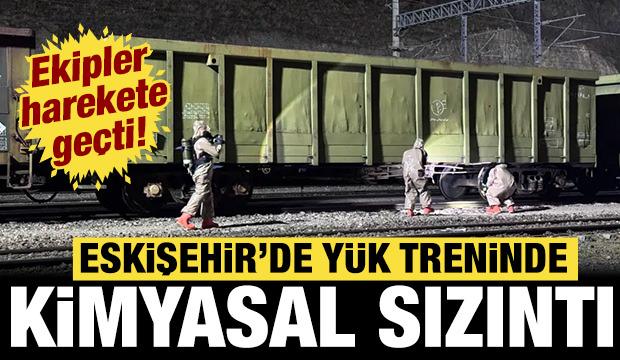 Eskişehir'de y&uuml;k treninde kimyasal sızıntı alarmı: Ekipler harekete ge&ccedil;ti!