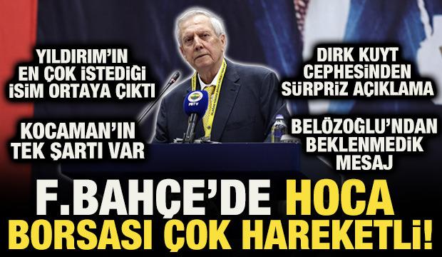 Fenerbah&ccedil;e'de hoca borsası &ccedil;ok hareketli! Peş peşe a&ccedil;ıklamalar: Aykut Kocaman'dan tek şart