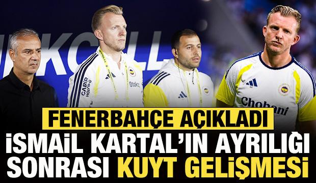 Fenerbah&ccedil;e'den teknik direkt&ouml;r a&ccedil;ıklaması! İsmail Kartal ayrılığı sonrası Kuyt gelişmesi