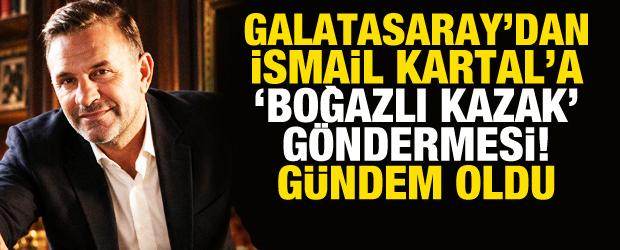 Galatasaray'dan İsmail Kartal'a 'Boğazlı kazak' g&ouml;ndermesi! G&uuml;ndem oldu