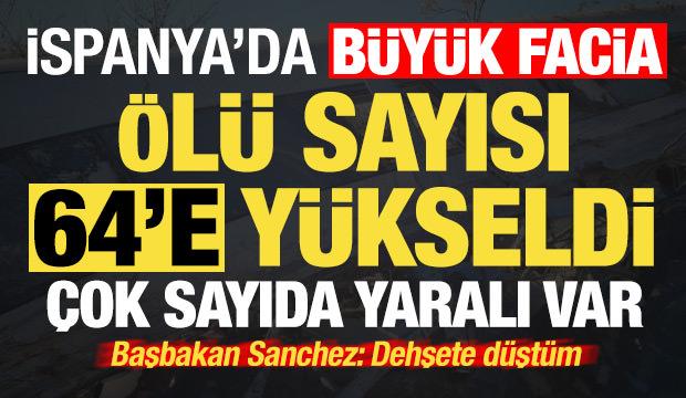 İspanya'da y&uuml;ksek hızlı trenler &ccedil;arpıştı: &Ouml;l&uuml; sayısı 64'e y&uuml;kseldi, &ccedil;ok sayıda yaralı var
