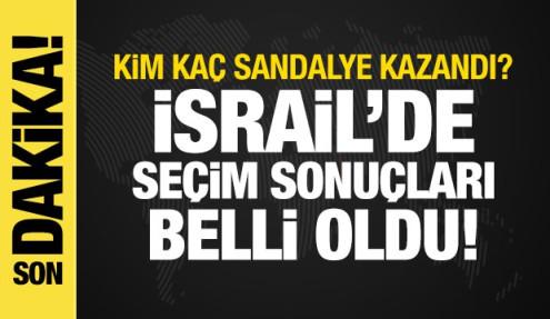İsrail'deki se&ccedil;im sonu&ccedil;ları belli oldu: Netanyahu'ya k&ouml;t&uuml; haber! Arap partilerden s&uuml;rpriz