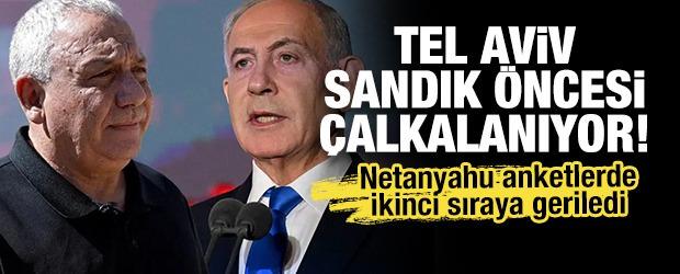 Netanyahu anketlerde ikinci sıraya geriledi: İsrail sandık &ouml;ncesi &ccedil;alkalanıyor!