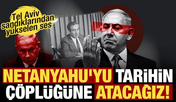 Ortak liste liderinden Netanyahu a&ccedil;ıklaması: "Tarihin &ccedil;&ouml;pl&uuml;ğ&uuml;ne atacağız"
