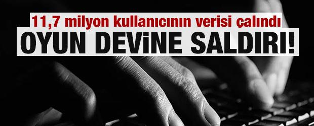 Oyun devine siber saldırı: 11,7 milyon kullanıcının verisi &ccedil;alındı
