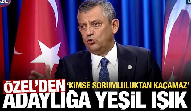 &Ouml;zg&uuml;r &Ouml;zel'den cumhurbaşkanlığı adaylığına yeşil ışık