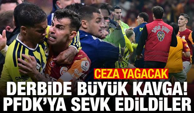 TFF, derbinin PFDK sevklerini a&ccedil;ıkladı! Kul&uuml;plere ve oyunculara ceza yağacak