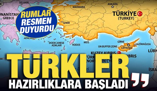 Rumlar resmen duyurdu! 'T&uuml;rkler hazırlıklara başladı'