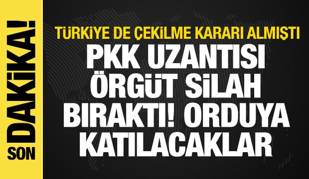 Sincar'da yeni d&ouml;nem! PKK uzantısı YBŞ silah bıraktı: Orduya katılacaklar