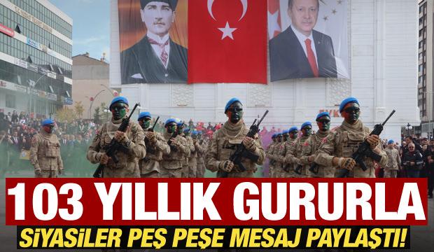 Siyasilerden peş peşe 29 Ekim mesajları! Kardeşlik ve milli egemenlik vurgusu