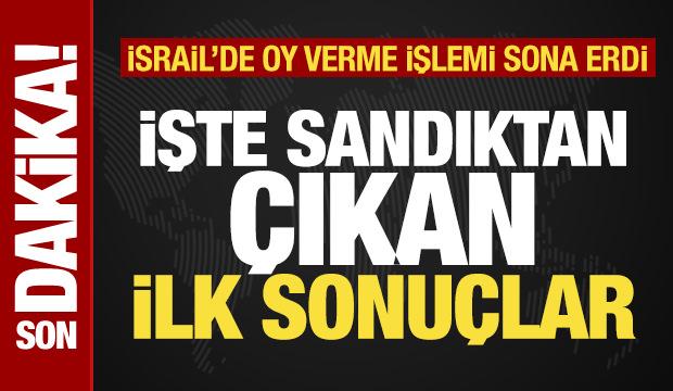 Son dakika: İsrail'de oy kullanma işlemi sona erdi! İşte sandıktan &ccedil;ıkan ilk sonu&ccedil;lar