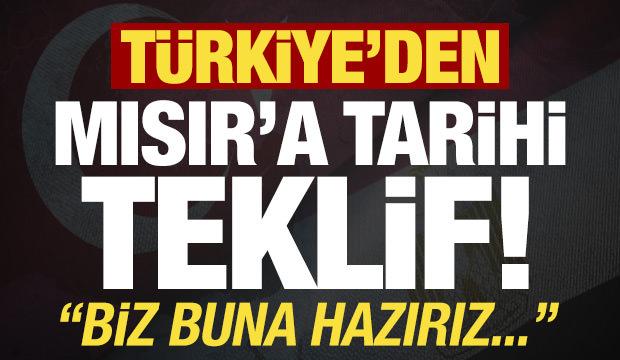 Son dakika: T&uuml;rkiye'den tarihi Mısır &ccedil;ıkışı! MSB teklifi duyurup 'hazırız' mesajını verdi