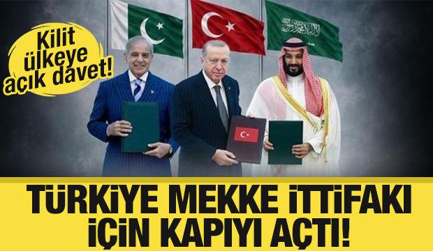 T&uuml;rkiye Mekke ittifakı i&ccedil;in kapıyı a&ccedil;tı: Kilit &uuml;lkeye a&ccedil;ık davet!