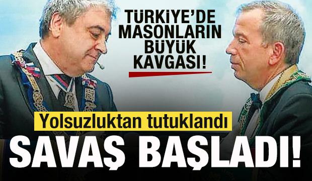 T&uuml;rkiye'de masonların kavgası b&uuml;y&uuml;yor! Yolsuzluktan tutuklandı, savaş başladı