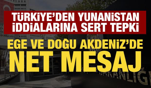T&uuml;rkiye'den Ege ve Doğu Akdeniz mesajı: Taviz vermeyiz!