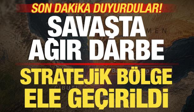 Yemen ordusu son dakika ilan etti! Husilere ağır darbe! Stratejik b&ouml;lge ele ge&ccedil;irildi