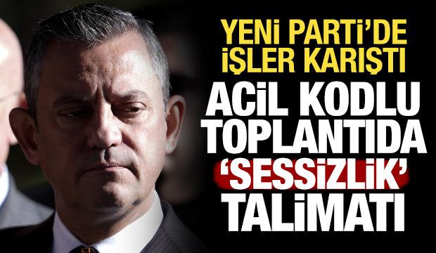 Yeni Parti'de adaylık tartışmaları krizi: Acil toplantıda 'sessiz olun' talimatı