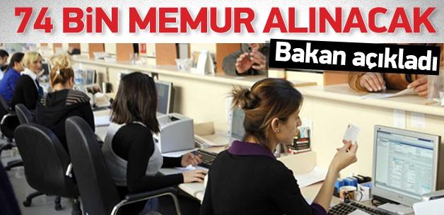 74 bin kişiye devlet kapısı açılıyor